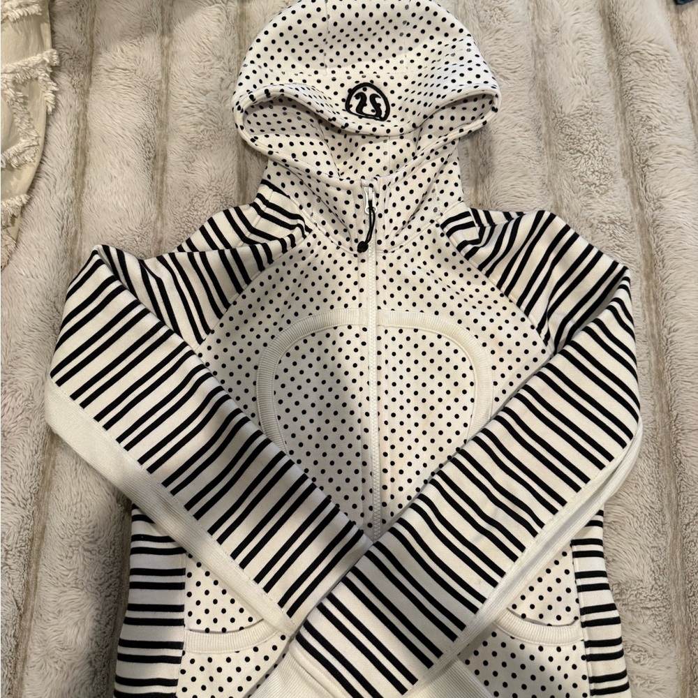 lululemon athletica Black and White Polka Dot Jacket